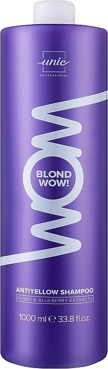 Шампунь для волосся - Unic Wow Blonde Antiyellow Shampoo — фото N1