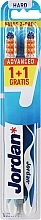 Парфумерія, косметика Зубна щітка, тверда, блакитна + синя - Jordan Advanced Toothbrush