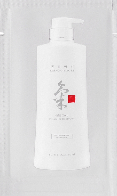 Увлажняющий кондиционер для всех типов волос - Daeng Gi Meo Ri Gold Premium Treatment (пробник) — фото N1
