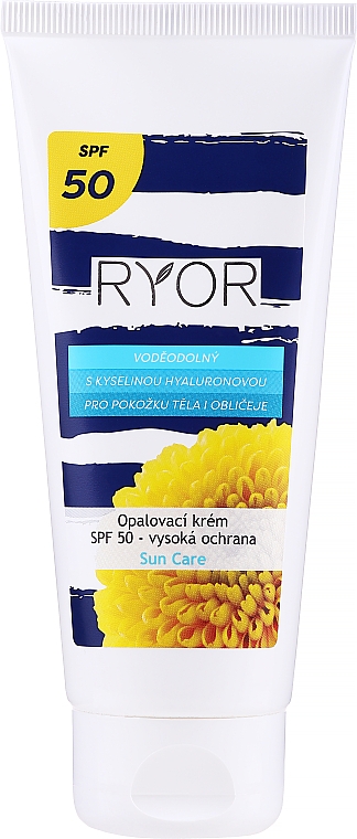 Сонцезахисний крем з SPF50 - Ryor Sun Lotion SPF 50 Medium Protection — фото N1