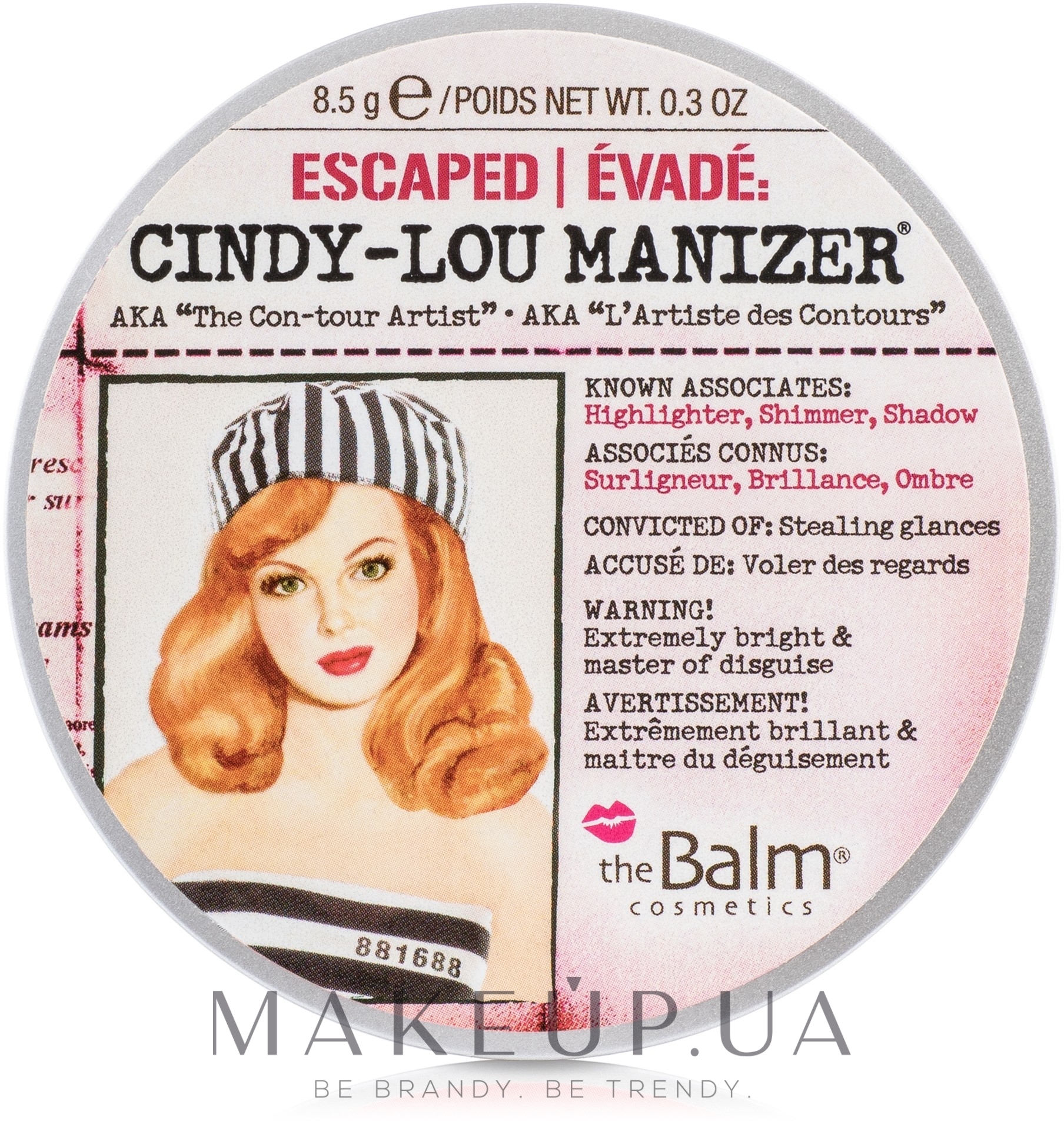 theBalm Manizers Cindy-Lou Manizer - theBalm Cindy-Lou Manizer Highlighter & Shadow — фото 8.5g