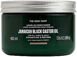 Незмивний кондиціонер для волосся з ямайською чорною рициновою олією - The Body Shop Jamaican Black Castor Oil Leave-In Conditioner — фото N2