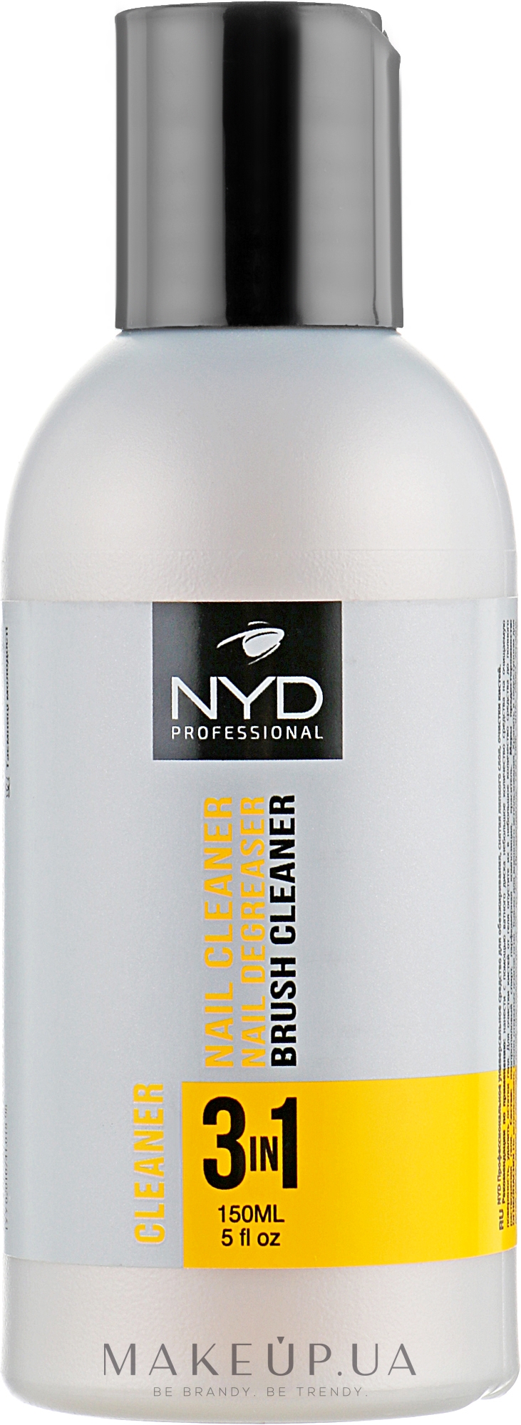 Жидкость для обезжиривания и снятия липкого слоя - NYD Professional 3 in 1 Cleaner — фото 150ml