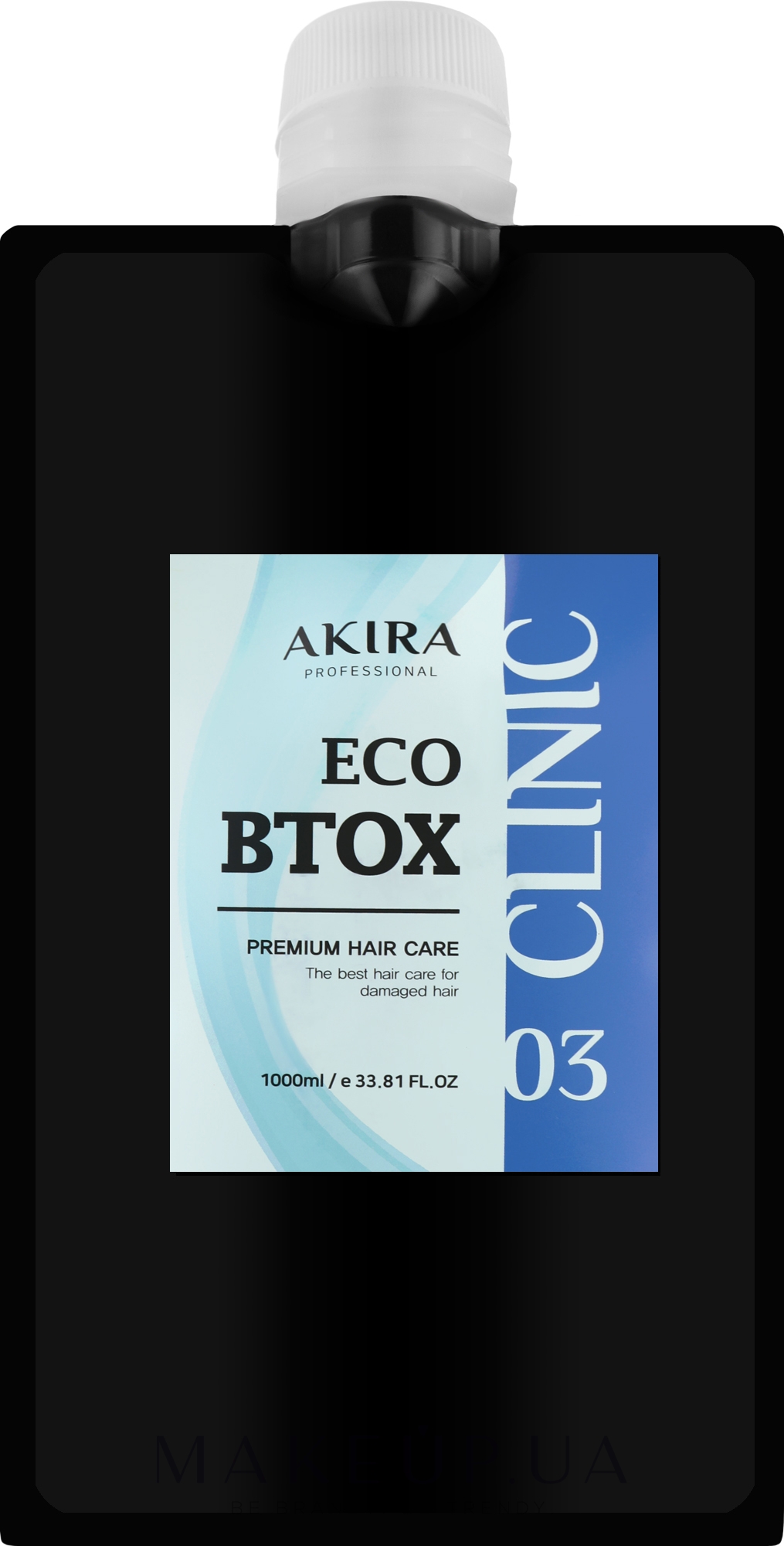 Средство для восстановления волос, 03 - Akira Eco Btox Premium Hair Care Clinic 03 — фото 1000ml