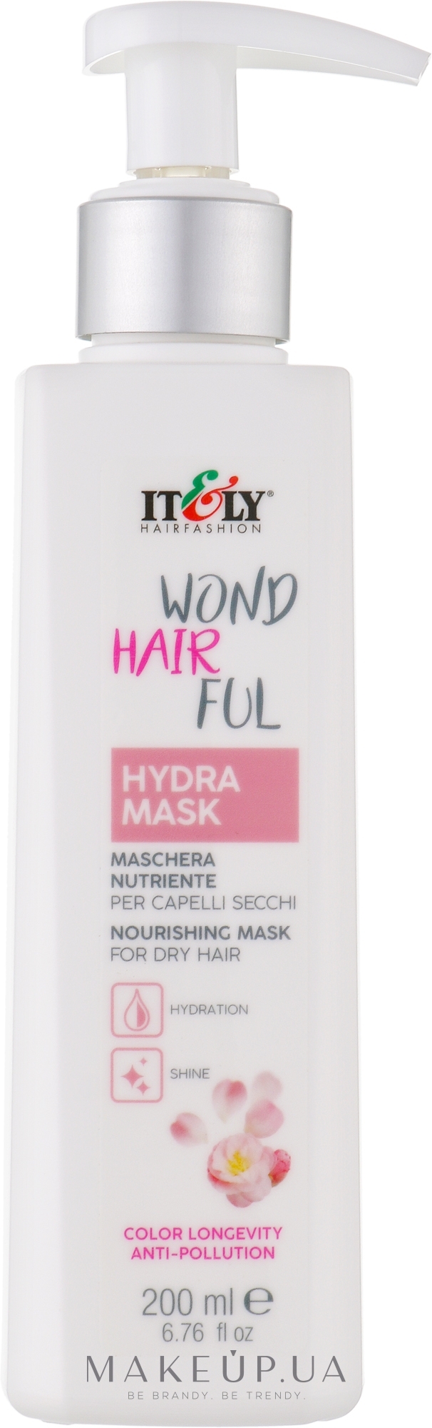 Живильна маска для волосся - Itely Hairfashion WondHairFul Hydra Mask — фото 200ml