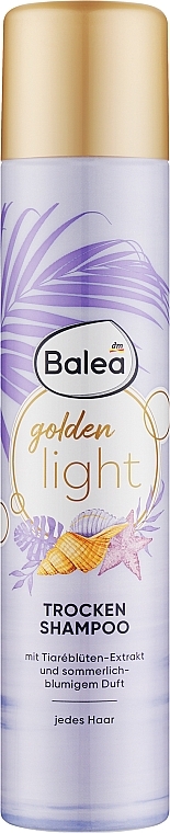 Сухий шампунь - Balea Golden Light — фото N1