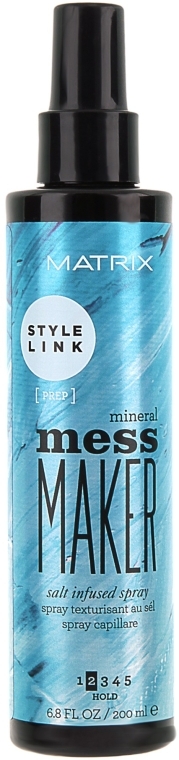 Солевой спрей для волос - Matrix Style Link Mess Maker Salt Infused Spray