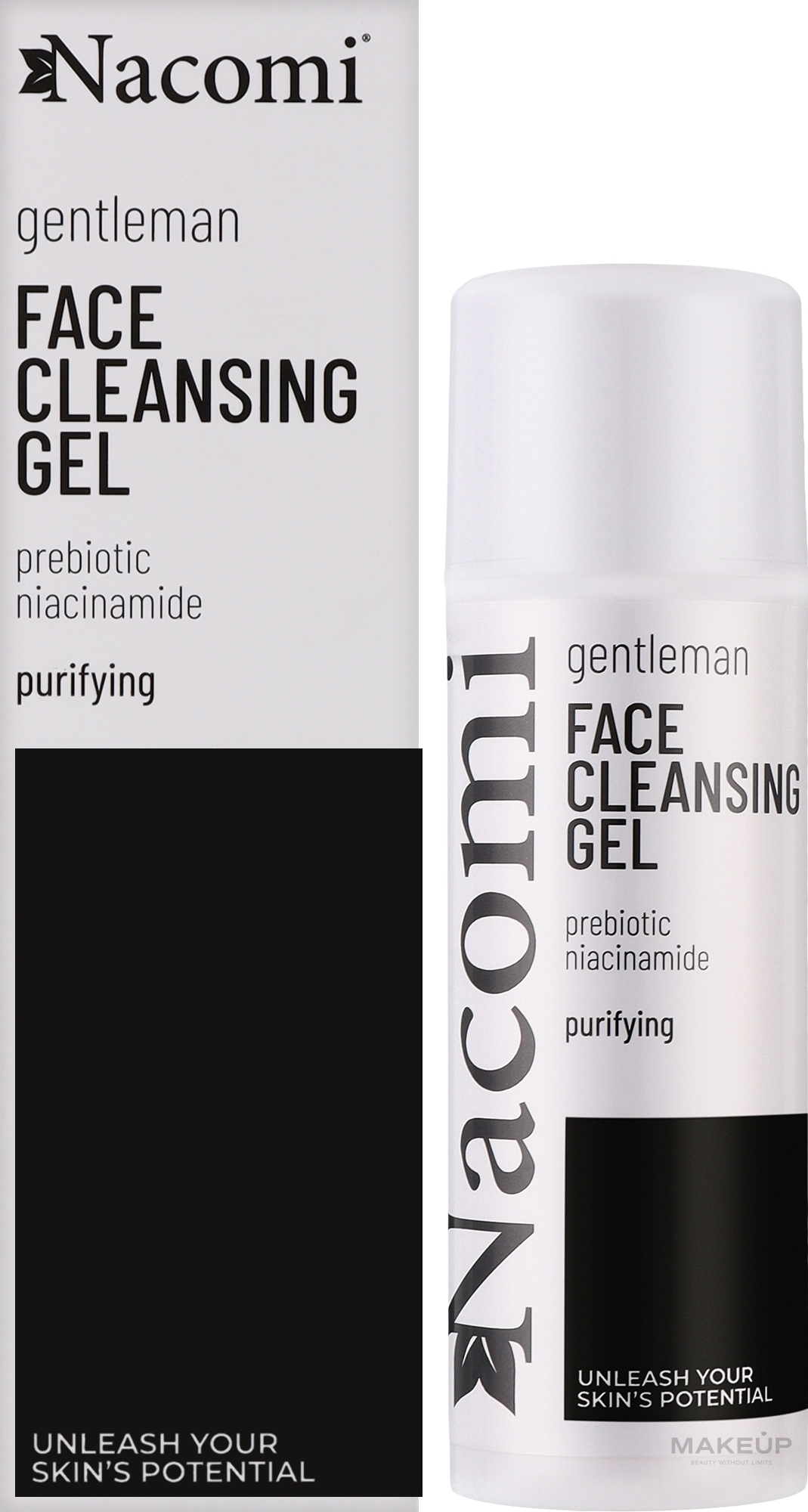 Очищувальний гель для обличчя, для чоловіків - Nacomi Gentelman Facial Cleansing Gel For Men — фото 140ml