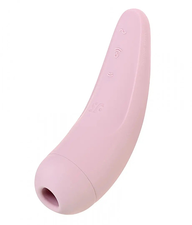 Вакуумный клиторальный стимулятор, розовый - Satisfyer Curvy 2+ — фото N2