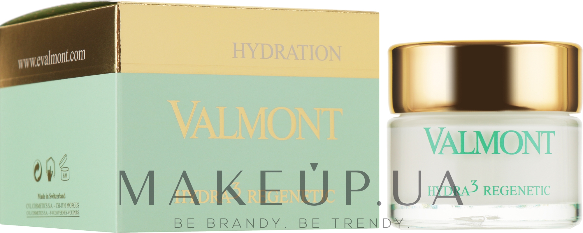 Зволожуючий крем для обличчя - Valmont Hydration Hydra 3 Regenetic Cream — фото 50ml