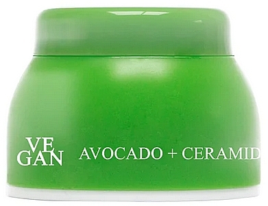 Крем для шкіри навколо очей з екстрактом авокадо та керамідами - Vegan By Happy Avocado + Ceramides Eye Cream — фото N2