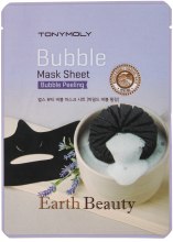 Парфумерія, косметика Киснево-бульбашкова тканева маска - Tony Moly Earth Beauty Bubble Mask Sheet