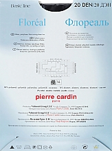 Колготки для женщин "Floreal" 20 Den, nero - Pierre Cardin — фото N2
