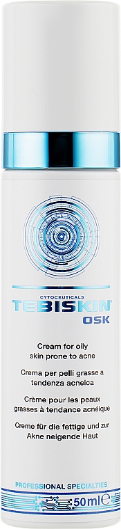 Себорегулювальний крем для жирної проблемної шкіри - Tebiskin Osk Cream — фото N1