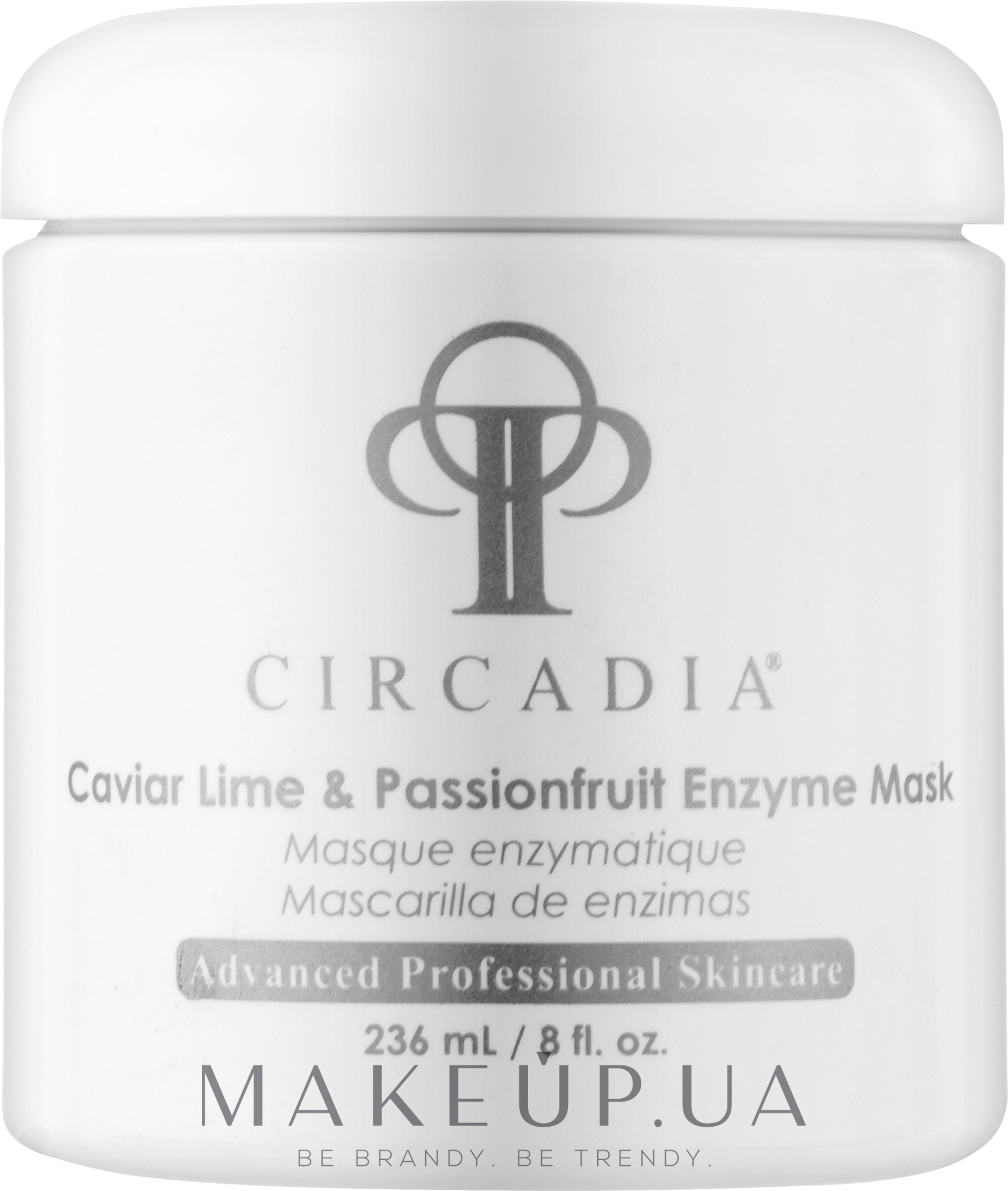 Маска для очищення шкіри обличчя - Circadia Caviar & Passionfruit Enzyme Mask — фото 236ml