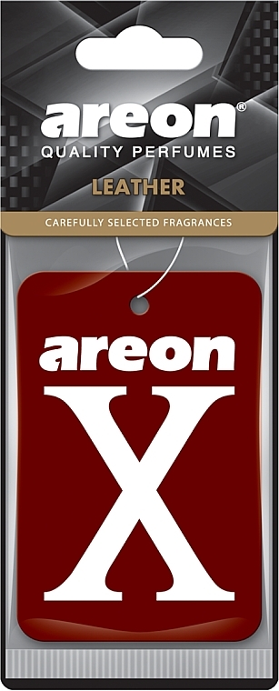 Ароматизатор - Areon X Quality Perfumes Leather — фото N1