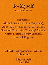 Etro Io Myself - Парфумована вода — фото N5
