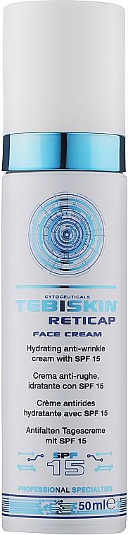 Інтенсивний омолоджувальний крем з SPF15 - Tebiskin Reticap Face Cream — фото N1