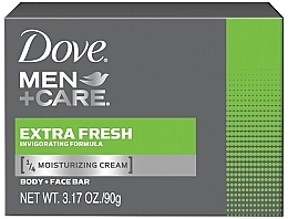 Мило чоловіче "Екстрасвіжість" - Dove Men+Care Extra Fresh Body And Face Bar — фото N1