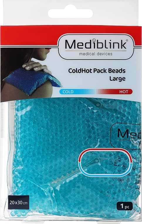 Компрес із гелевими кульками для холодного і теплого застосування - Mediblink — фото N1