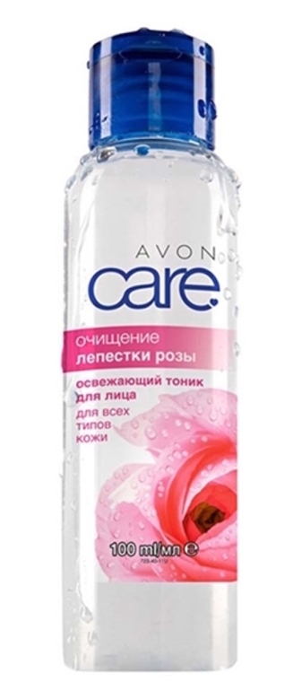 Освежающий тоник для лица "Лепестки розы. Очищение" - Avon Naturals