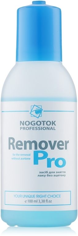 Засіб без ацетону для зняття лаку - Nogotok Professional Remover Pro — фото N1