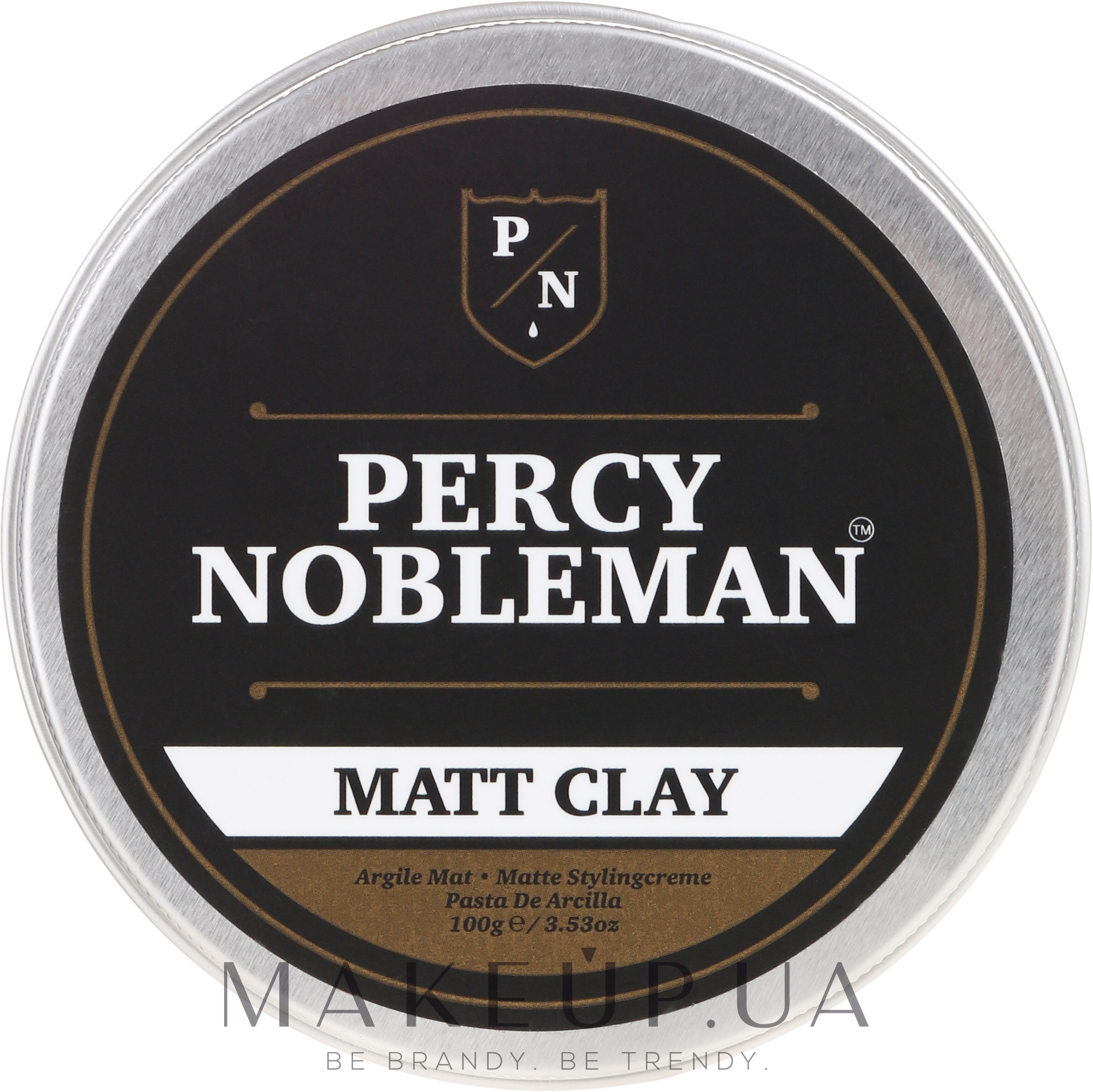 Матовая глина для укладки волос - Percy Nobleman Matt Clay — фото 100ml
