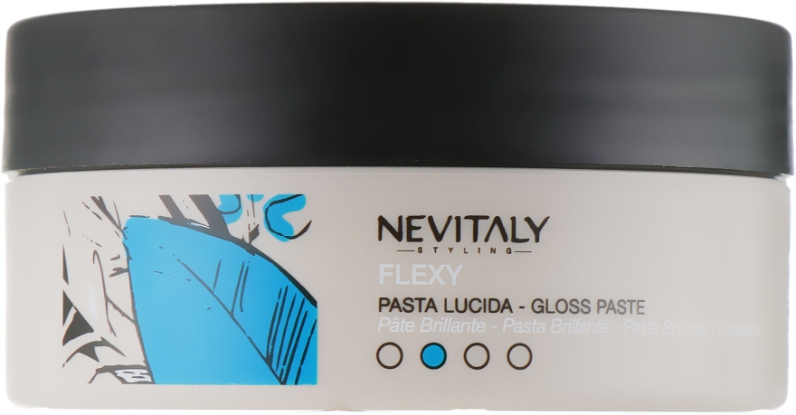Волокнистая глянцевая паста средней фиксации - Nevitaly Flexy Fibrous Gloss Paste