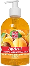 Мило антибактеріальне "Абрикоса" - Bioton Cosmetics Apricot Liquid Soap — фото N1