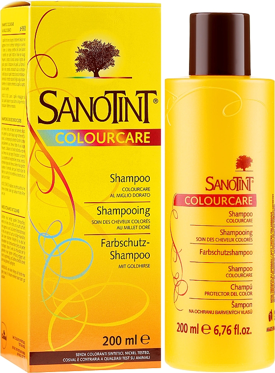 Шампунь для окрашенных и обесцвеченных волос - SanoTint — фото N1