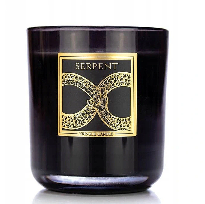 Ароматическая свеча в стакане - Kringle Candle Serpent Black Jar Candle — фото N1