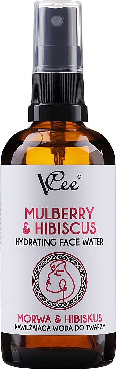 Вода для обличчя з морем і гібіскусом - VCee Mulberry & Hibiscus Hydrating Face Water — фото N1
