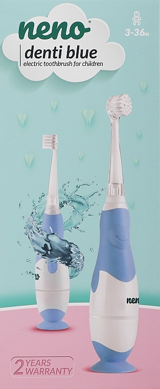 Электрическая зубная щетка для детей - Neno Denti Blue Electronic Toothbrush For Children — фото N1