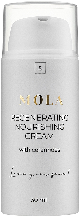 Восстанавливающий питательный крем для лица с керамидами - Mola Regenerating Nourishing Cream With Ceramides