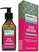 Духи, Парфюмерия, косметика Кератиновая сыворотка для волос - Arganicare Keratin Repairing Hair Serum 