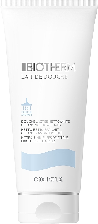 Очищающее молочко для душа - Biotherm Lait De Douche Cleansing Shower Milk — фото N1