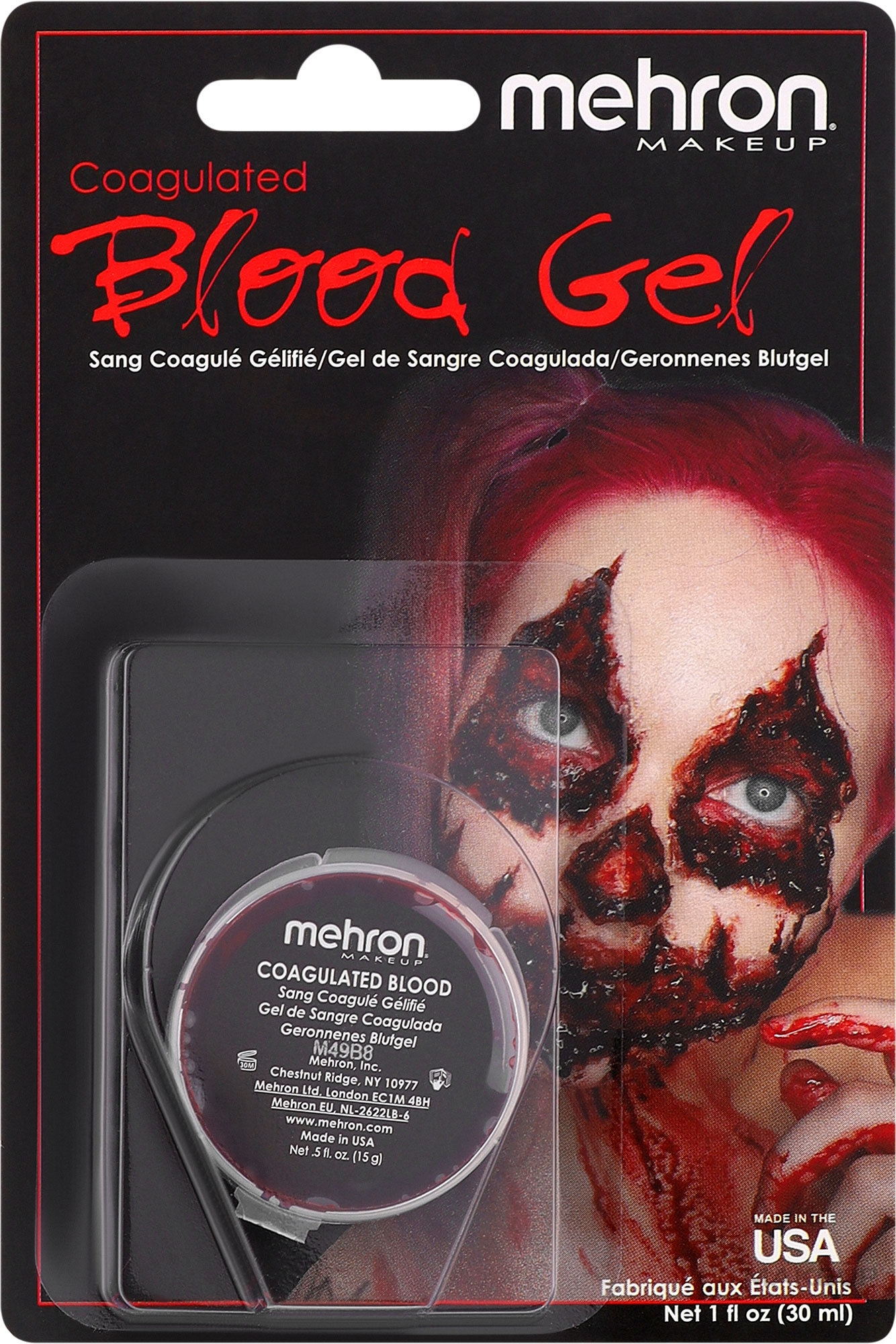 Искусственная свернувшаяся кровь - Mehron Coagulated Blood Gel — фото 15ml