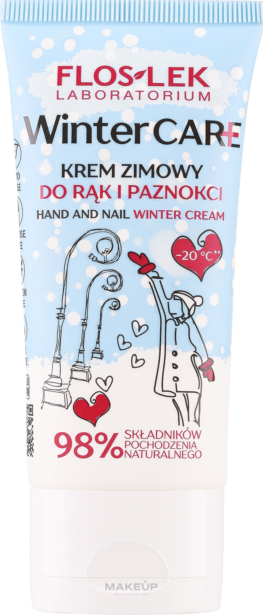 Защитный зимний крем для рук и ногтей - Floslek Winter Care Hand And Nail Winter Cream — фото 50ml