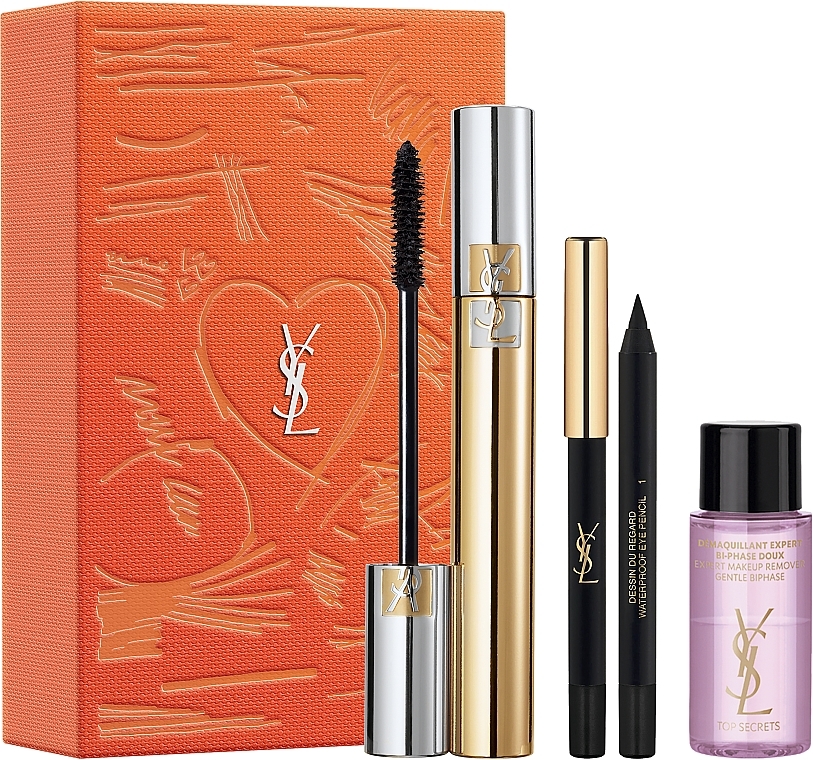 Набір - Yves Saint Laurent (mascara/7.5ml + eye/penc/0.2g + remover/8ml) — фото N1