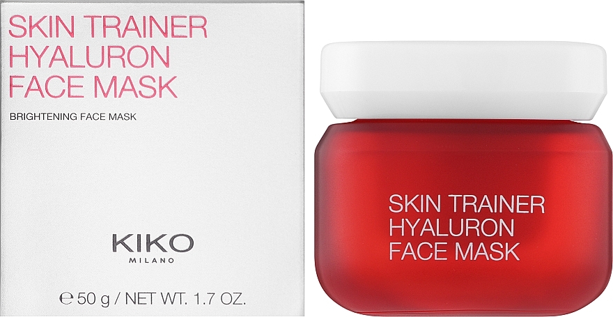 Осветляющая маска для лица - Kiko Milano Skin Trainer Hyaluron Face Mask — фото N2