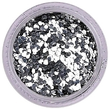 Блестки для дизайна ногтей - Nailmatic Pure Glitter Large Silver Glitter — фото N2