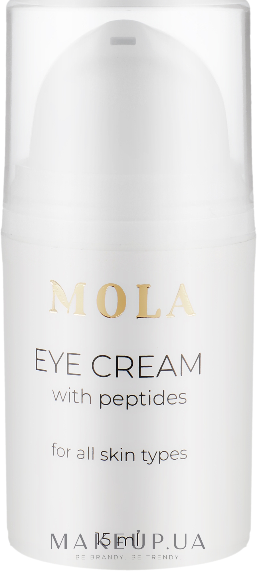Крем для шкіри навколо очей з пептидами - Mola Eye Cream With Peptides — фото 20ml