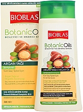 Шампунь против выпадения волос с аргановым маслом - Bioblas Botanic Oils Argan Oil Shampoo — фото N2