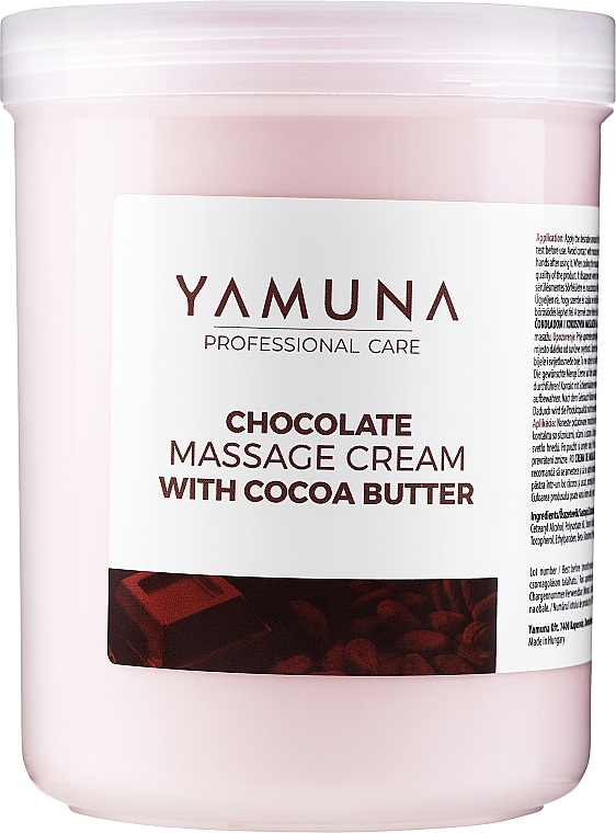 Массажный крем "Шоколадная мечта" - Yamuna Massage Cream