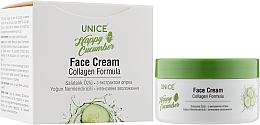 Крем для обличчя з екстрактом огірка - Unice Cream — фото N2