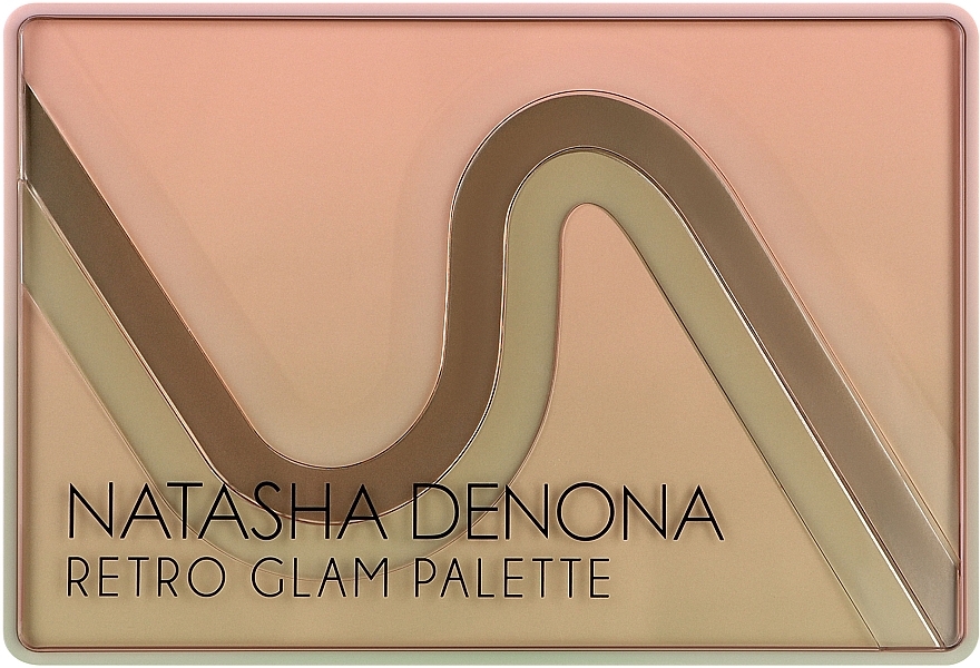 Палетка теней для век - Natasha Denona Retro Glam Eyeshadow Palette — фото N2