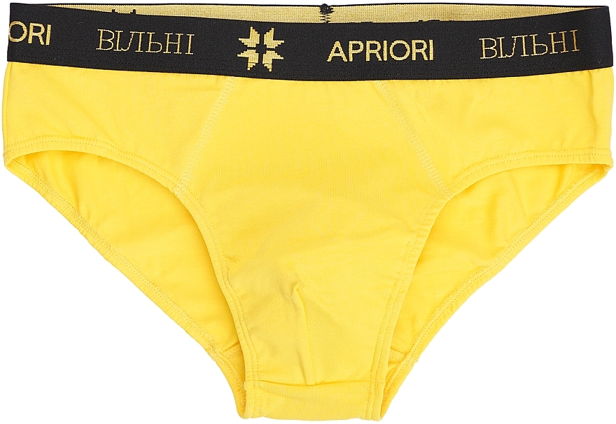 Труси-брифи чоловічі "Вільні", 2 шт., жовтий/джинс - Apriori Be Yourself — фото N7