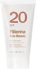 Парфумерія, косметика Сонцезахисний крем для обличчя - Fillerina Sun Beauty Face Sun Cream SPF20
