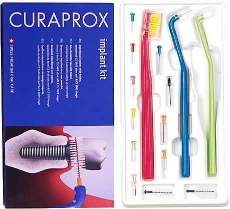 Набор для ухода за имплантатом - Curaprox Implant Kit — фото N1