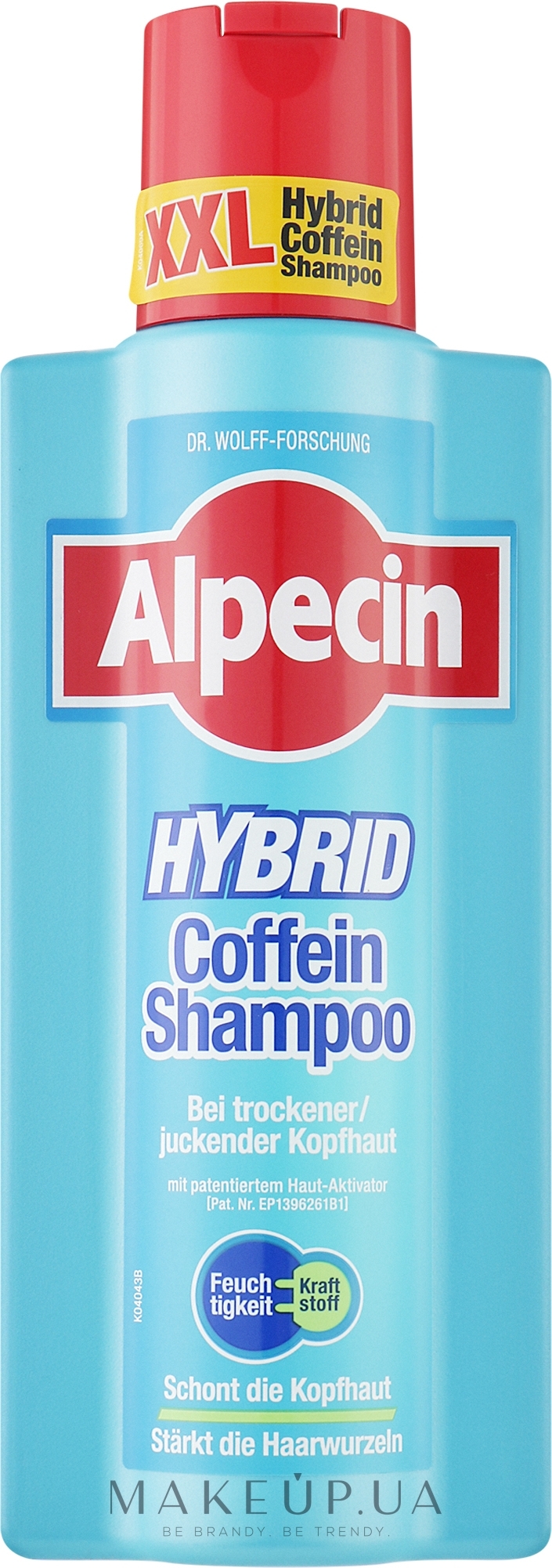 Шампунь для сухої шкіри голови - Alpecin Hybrid Caffeine Shampoo — фото 375ml